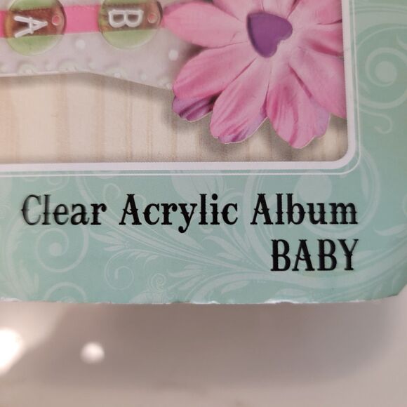 Nicole Build a Memory BABY Clear Acrylic Album MEM 5411 NEW - Picture 3 of 5
